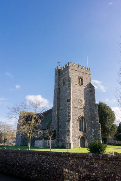 istock St Marys Church, Chartham, Kent 1061403540