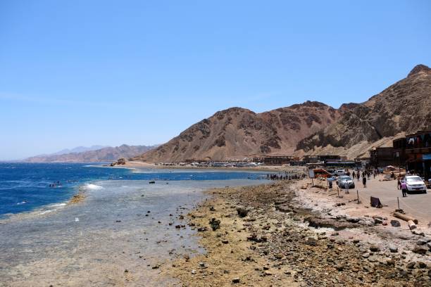 istock Blue Hole coast on Red Sea, Sinai. 1061404416