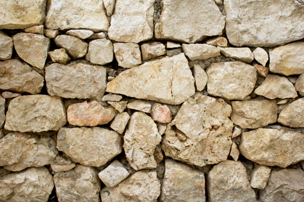 istock Part of a stone wall, for background or texture. 1061414208