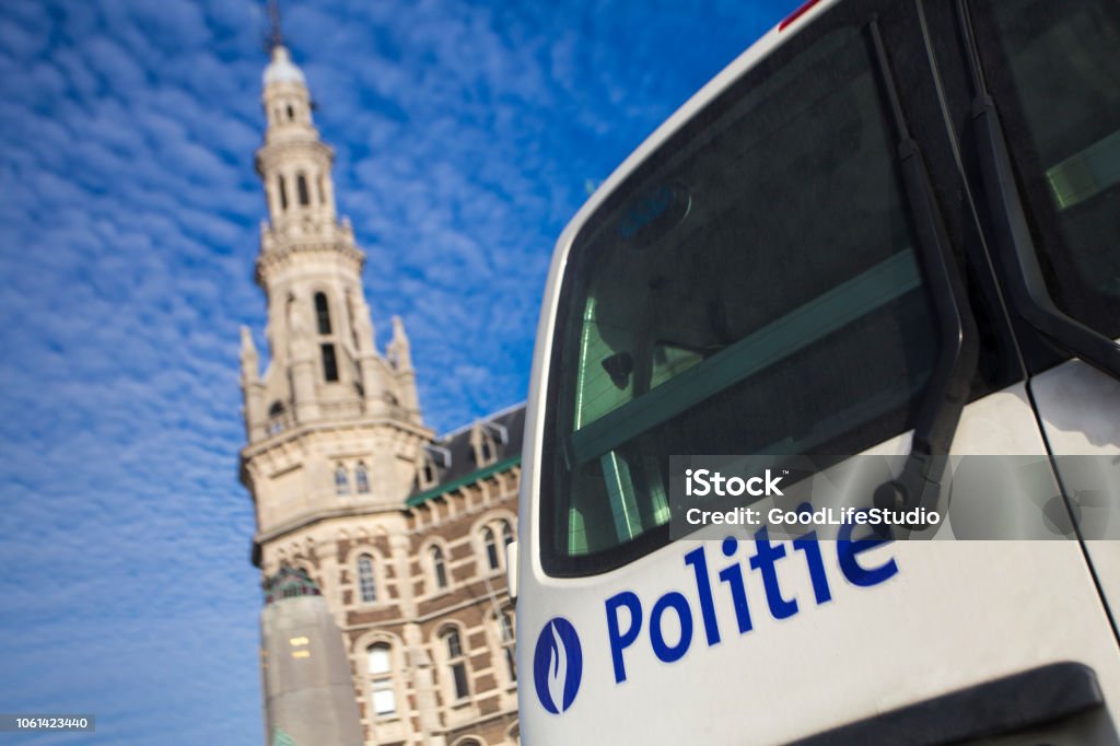 Polizei in Belgien - Lizenzfrei Polizei Stock-Foto