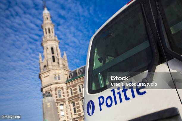 Polizei In Belgien Stockfoto und mehr Bilder von Polizei - Polizei, Belgien, Provinz Antwerpen - Belgien