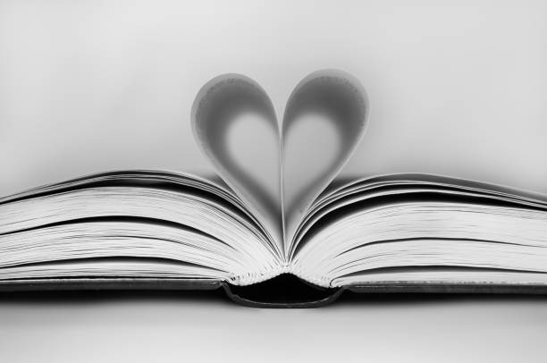 istock Pages of a book folded in to a heart 1061425862