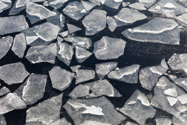 istock Pieces of ice in a cold sea at winter 1061436986