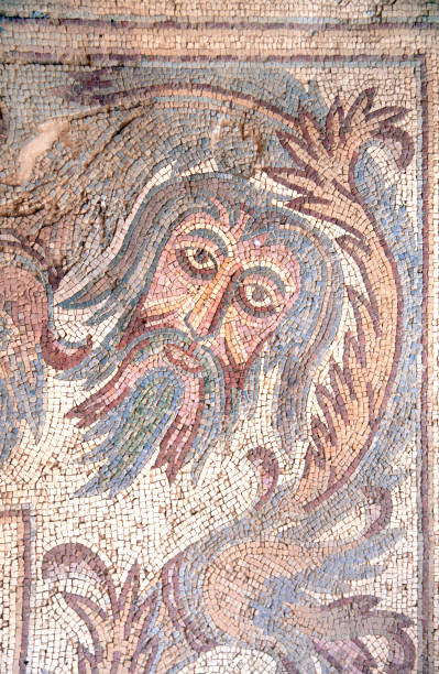 istock Ancient natural stone tile mosaics, Madaba, Jordan 1061438442