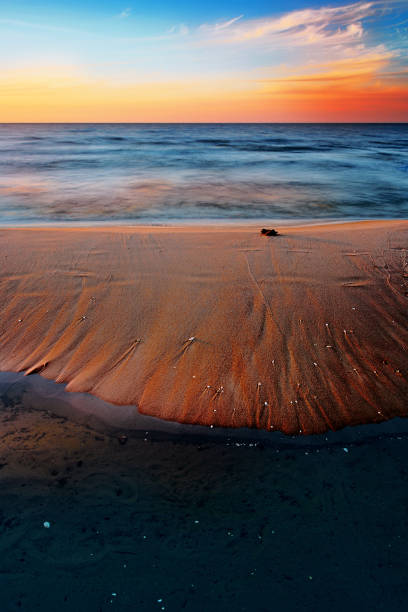 Abstract image of the shoreline.