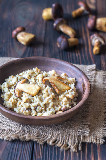 istock Risotto with porcini mushrooms 1061450124