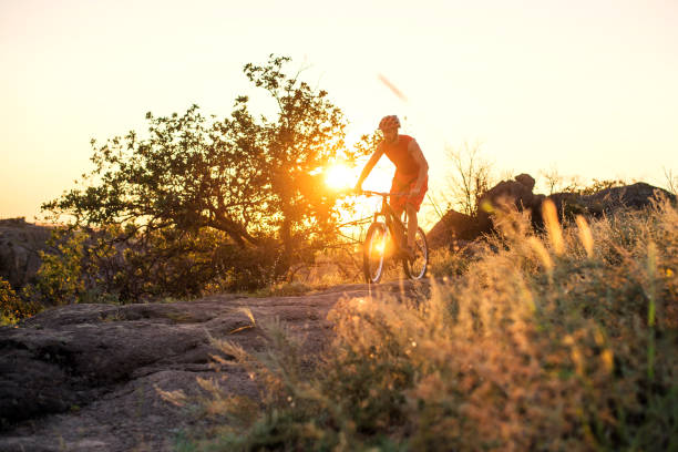 istock Professional cyclist riding a bike, active lifestyle. 1061450288