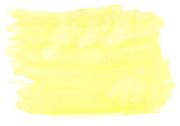 light yellow watercolor gradient background. it's useful for graphic design, backdrops, prints, wallpaper and etc. - kakadu imagens e fotografias de stock