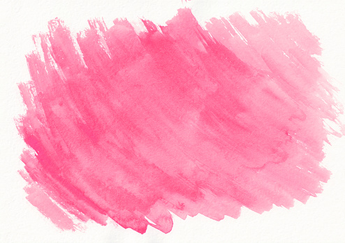 Trazos de pincel acuarela de gradiente de color de rosa o rosa. Hermoso fondo abstracto para diseñadores, maquetas, invitaciones, postales, lona para texto y felicitaciones. photo