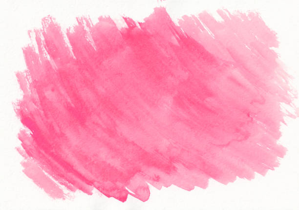 ピンク、あるいはばら色の水彩グラデーション ブラシ ストローク。デザイナー、モックアップ、招待状、はがき、テキストとお祝いの言葉のためのキャンバスの美しい抽象的な背景。 - ピンク　背景 ストックフォトと画像