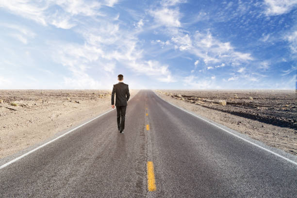 istock businessman in desert 1061461580