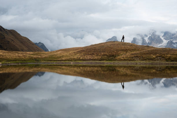 istock Mountain lake Koruld, Samegrelo-zemo Svaneti, Georgia 1061469672