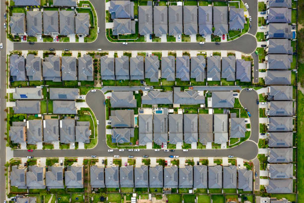 istock Sydney Suburb overhead perspective roof tops 1061480702
