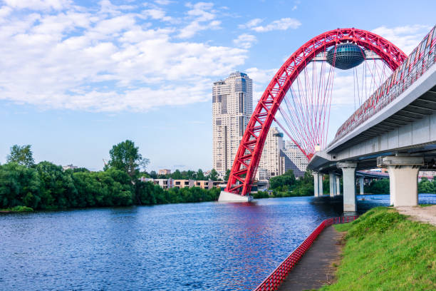 istock Zhivopisny Bridge in Moscow 1061488826