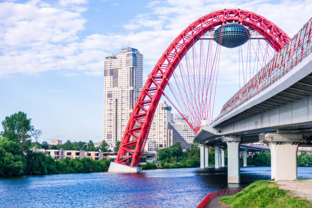 istock Zhivopisny Bridge in Moscow 1061488834
