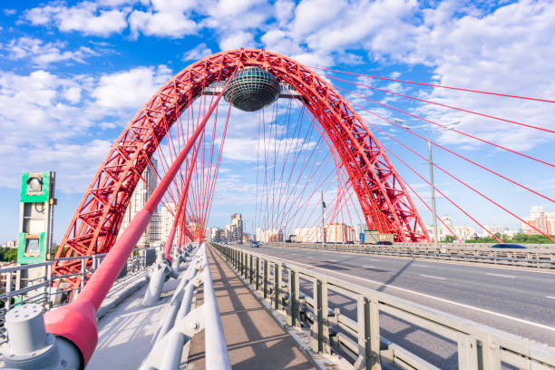 istock Zhivopisny Bridge in Moscow 1061488856