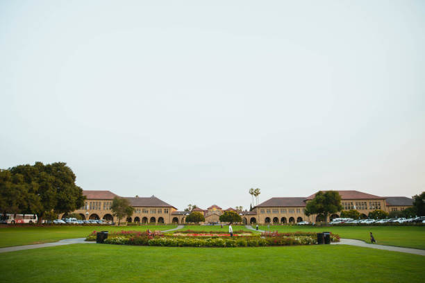 Stanford University Main Quad stock photo