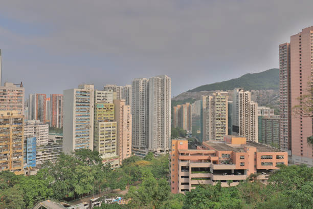 istock a Hong Kong apartment building at Chai Wan 1061525316