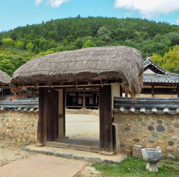 istock Korean Traditional Hanok Gate 1061530140