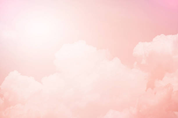 istock fantasy cloudy sky with pastel gradient color , nature abstract background 1061556066