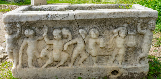 istock Ancient Cupids Water Statues Agora Athens Greece 1061561276