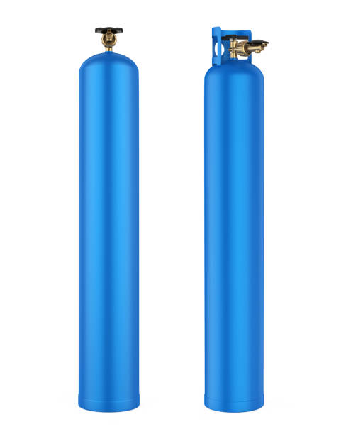 istock Blue Gas Cylinder Isolated 1061572548