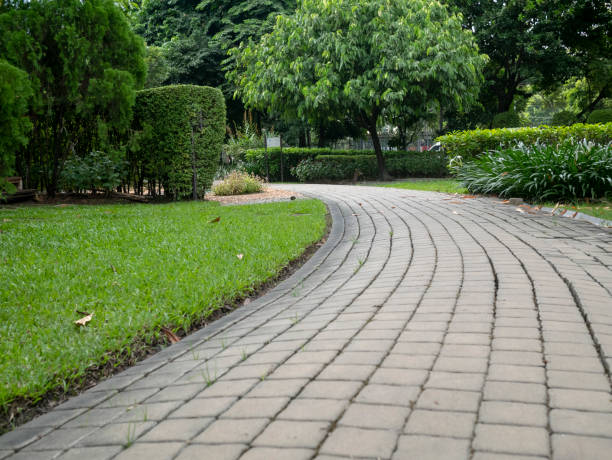 istock brick walk way in the garden 1061572818