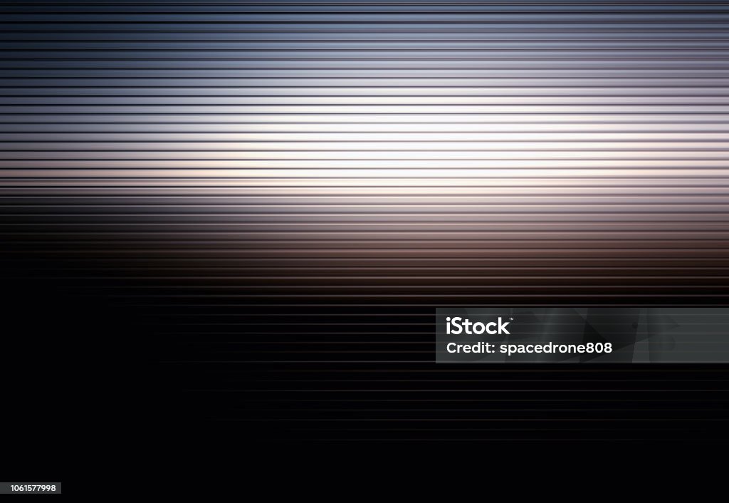 Horizontal futuristic motion blur lines background Abstract Stock Photo