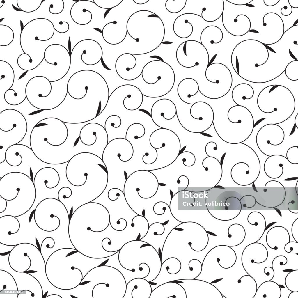 Abstract Vector Pattern Swirls Vector Abstract Swirl Seamless Pattern For Your Design Stock ...