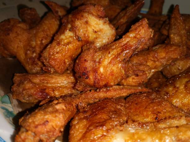 istock Delicious fried chicken wings 1061590508