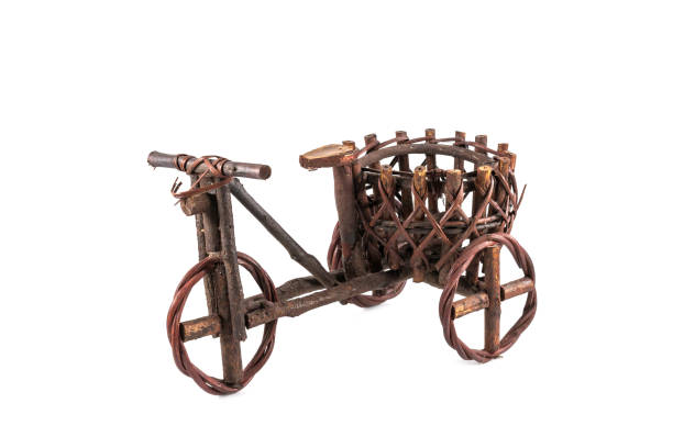 istock tricycle cargo bicycle for decoration isolated on white 1061595894