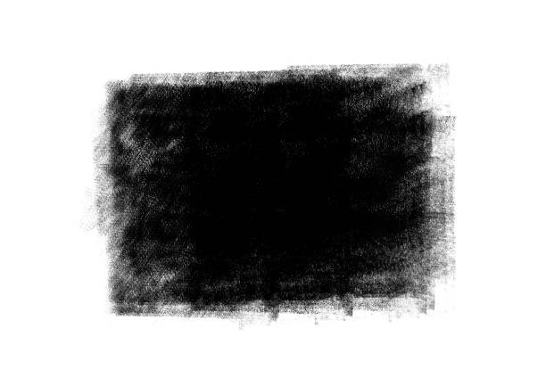istock Black color graphic patches graphic brush strokes design effect element for background 1061600534