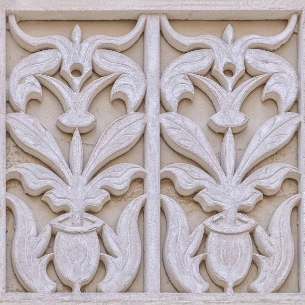 istock Islamic design cast on a building, traditional arabic ornament 1061603516
