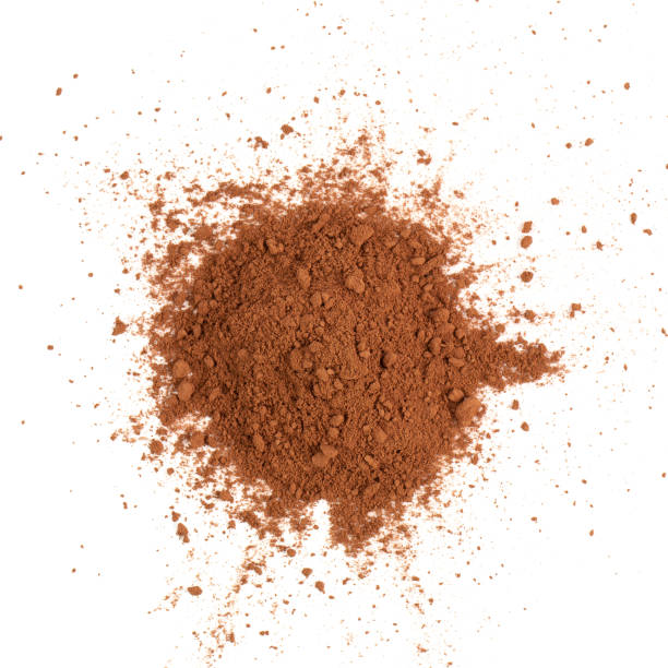 istock Pile cocoa powder isolated on white background 1061615332