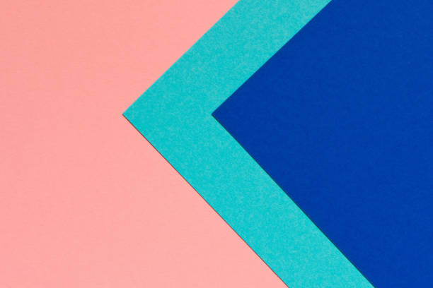 istock Pink blue blue background texture colored paper. Trendy colors for design. Abstract geometric background 1061617814