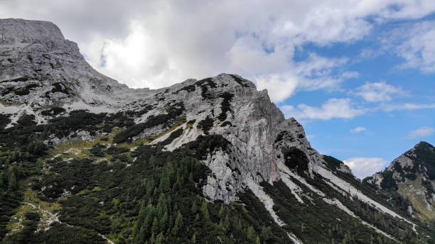 istock Aerial view of Triglav mountains 1061617896