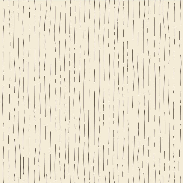 Tree texture. Wooden seamless pattern. Wood grain textured effect. Hand drawn dense lines. Abstract geometric linear background. Vector illustration. wood textures stock illustrations