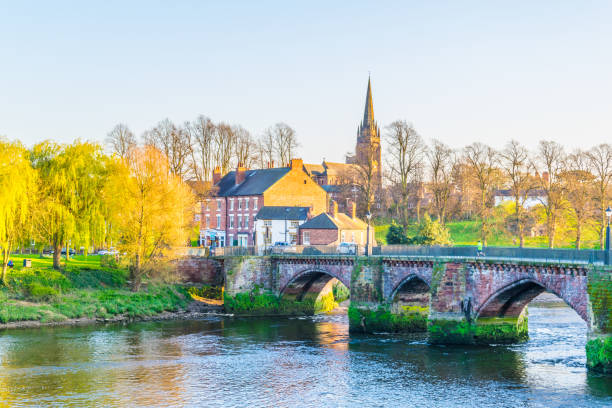 istock Old Dee bridge in Chester, England 1061628150