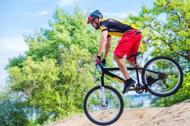 istock Concept of extreme cycling, enduro. 1061628436