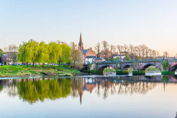 istock Old Dee bridge in Chester, England 1061628648