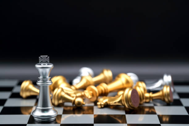istock Chess business idea for competition, success and leadership concept 1061635416