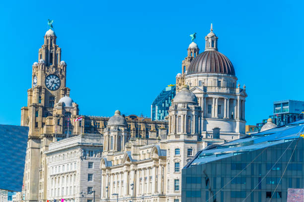 istock Three Graces buildings in Liverpool, England 1061636578