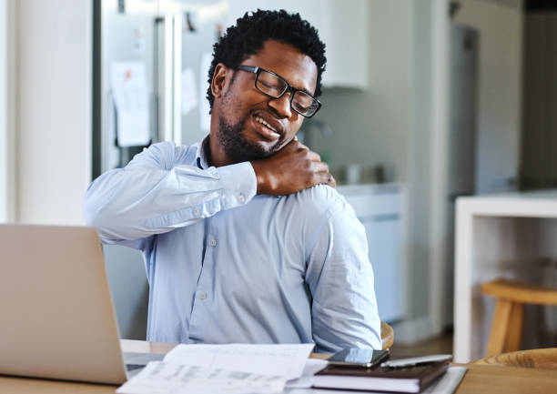 istock Sitting all day is making my body ache 1061636690