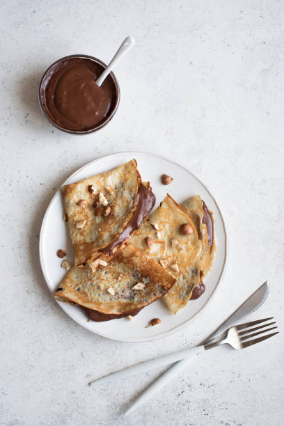 istock Crepes with chocolate and hazelnuts 1061638620