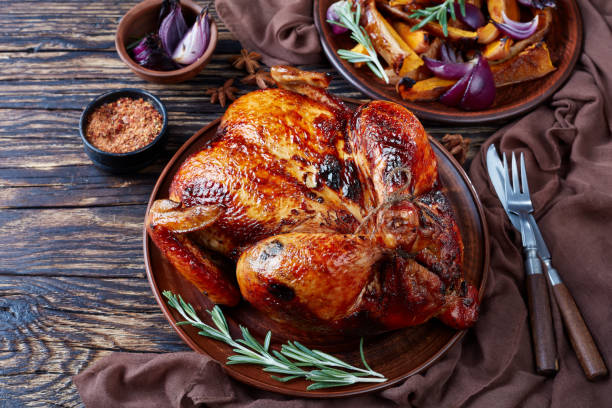 istock roasted chicken with golden brown crispy skin 1061639004