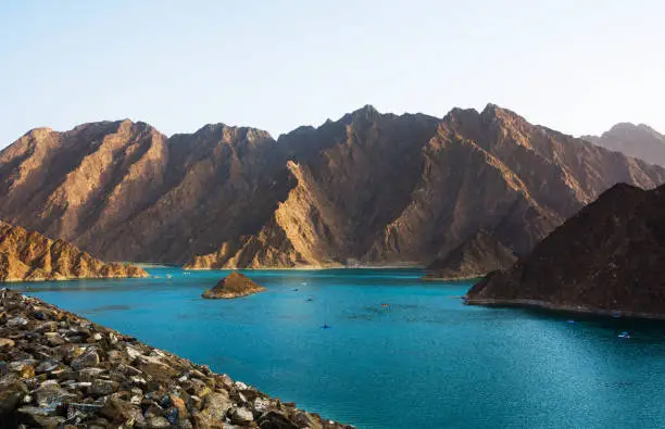 Photo of Hatta Lake in Dubai emirate, UAE