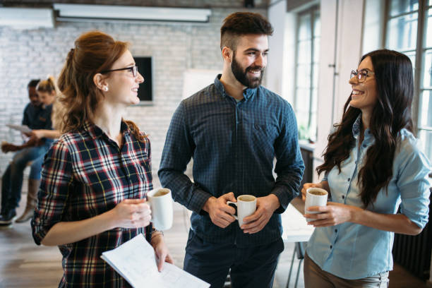 istock Portrait of architects having discussion in office 1061642582