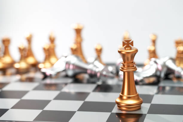 istock Chess business idea for competition, success and leadership concept 1061642686