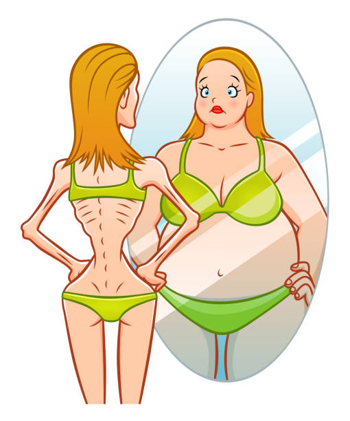 ilustrações de stock, clip art, desenhos animados e ícones de anorexia - anorexia