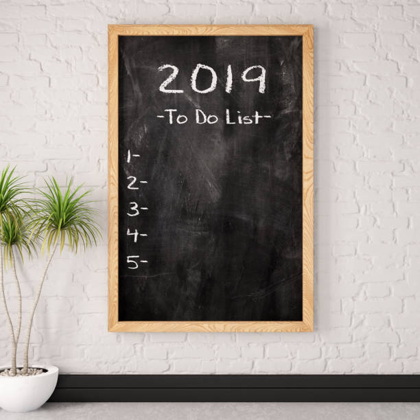 2019 To Do List on Black Board
